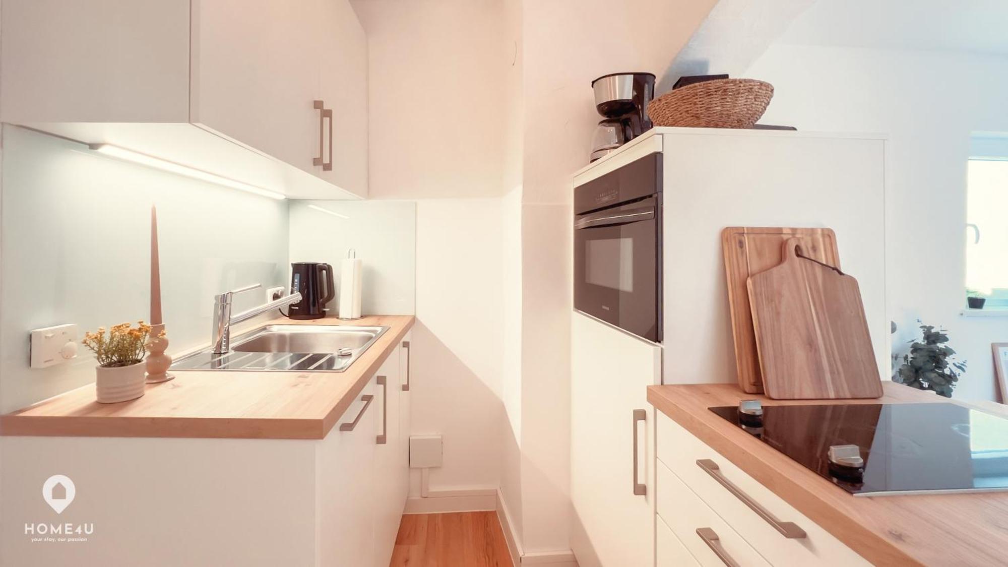 Zentrales Turm-Apt Mit Terrasse Amberg Bagian luar foto