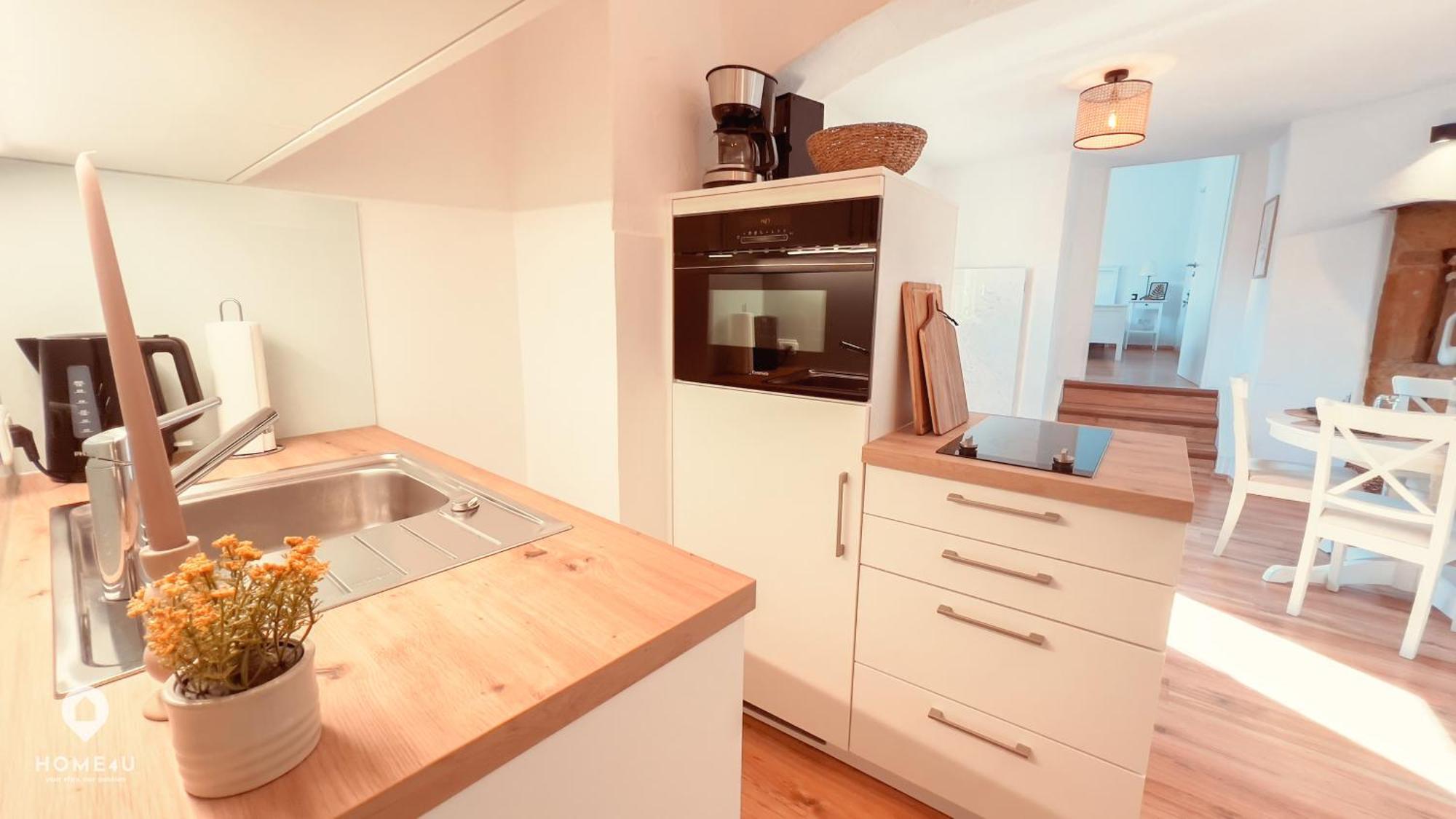 Zentrales Turm-Apt Mit Terrasse Amberg Bagian luar foto